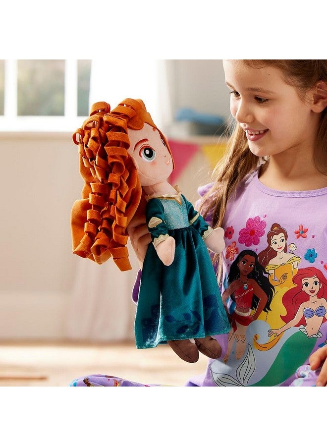 Disney Store Official Princess Plush Doll, Merida from Brave, Medium 14 Inches, Soft Plushy with Embroidered Features, Princess Toys for Girls, Disney Dolls, Stuffed Animals for Girls - Image 2