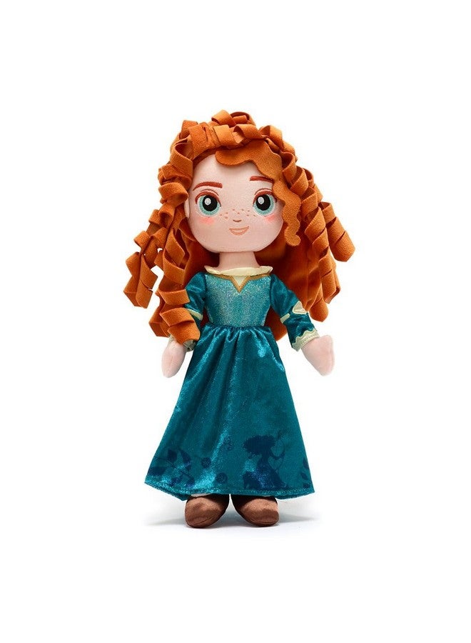 Disney Store Official Princess Plush Doll, Merida from Brave, Medium 14 Inches, Soft Plushy with Embroidered Features, Princess Toys for Girls, Disney Dolls, Stuffed Animals for Girls - Image 1