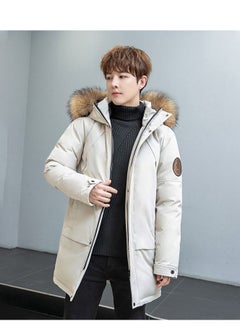 Men's Winter New High-end Atmosphere With Wool Collar Padded Jacket