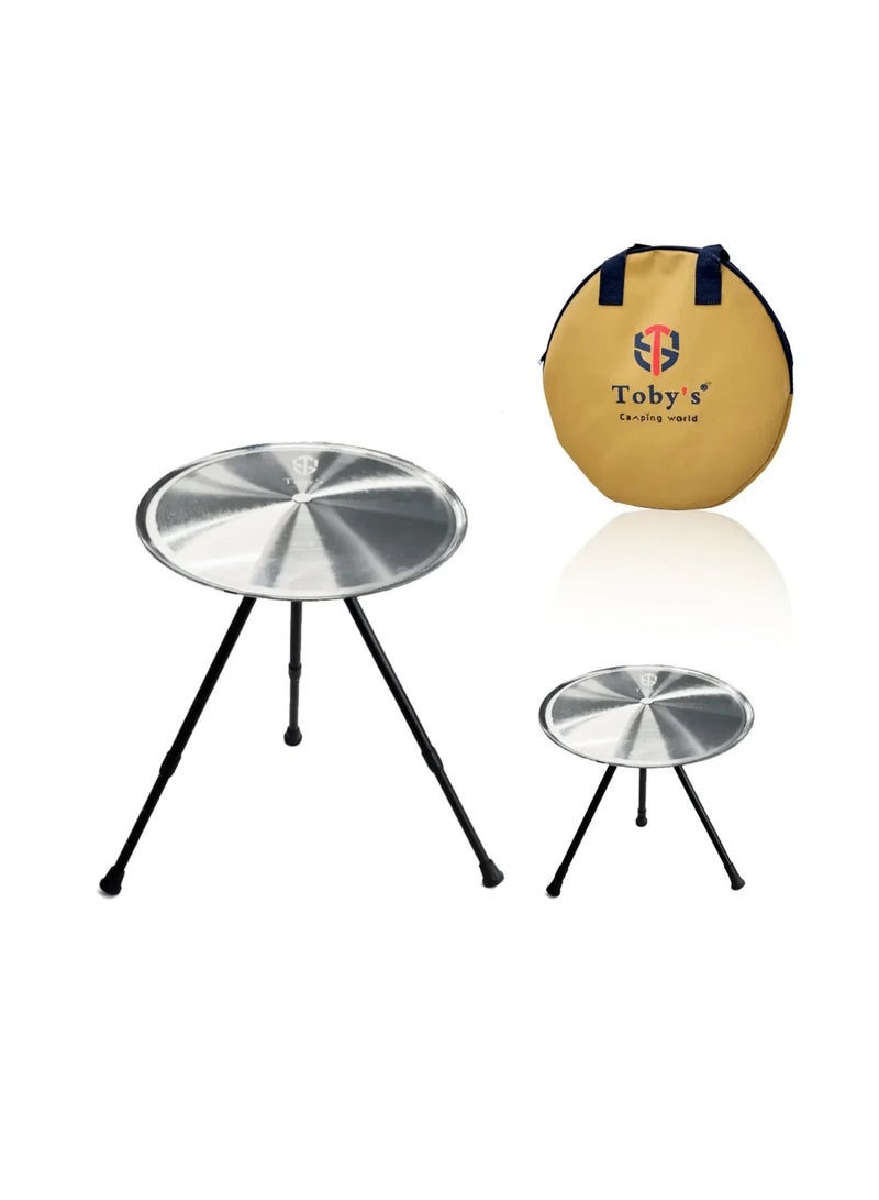 Toby's Toby’s Table-05 Durable Lightweight Foldable Camping Table with Adjustable Height - Image 1