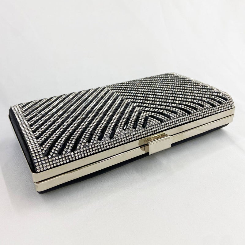Special For New Rhinestone Banquet Evening Bag Acrylic Striped Clutch Bag Shoulder Crossbody Dress Women'S Bag - Image 3