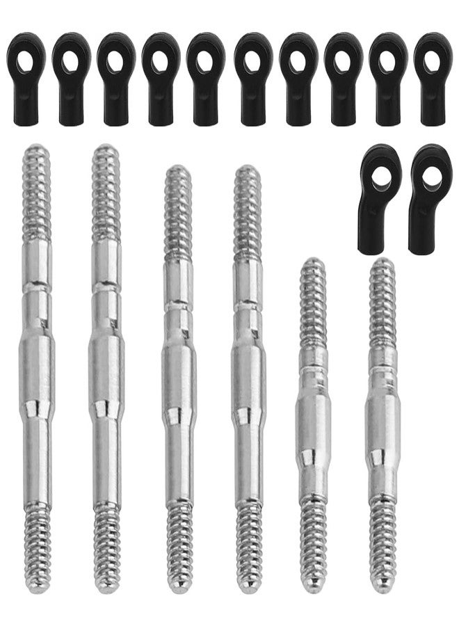 Pothyes Adjustable Stainless Steel Links Set for Losi 1/24 Buggy Micro-B/Micro-T Linkage Upgrade Part - Image 5