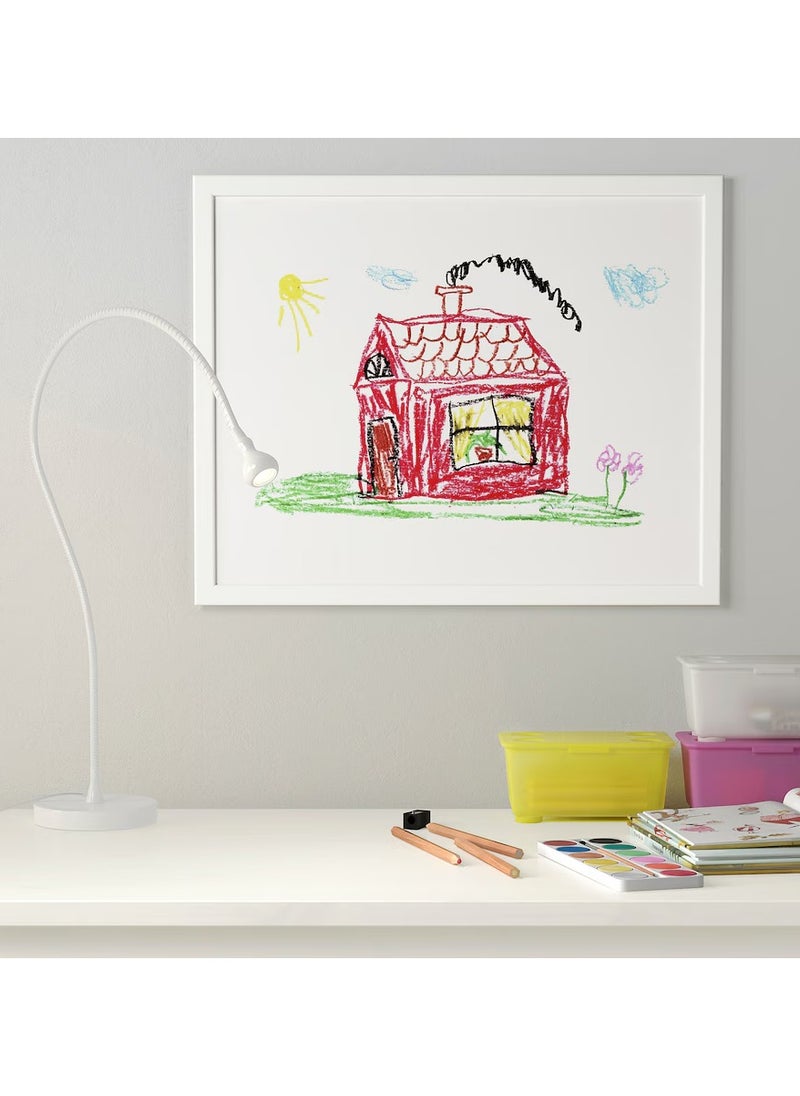 FISKBO - Wall Photo Frame, Wall Hanging Picture Frame Used For Home And Office, White - Image 1