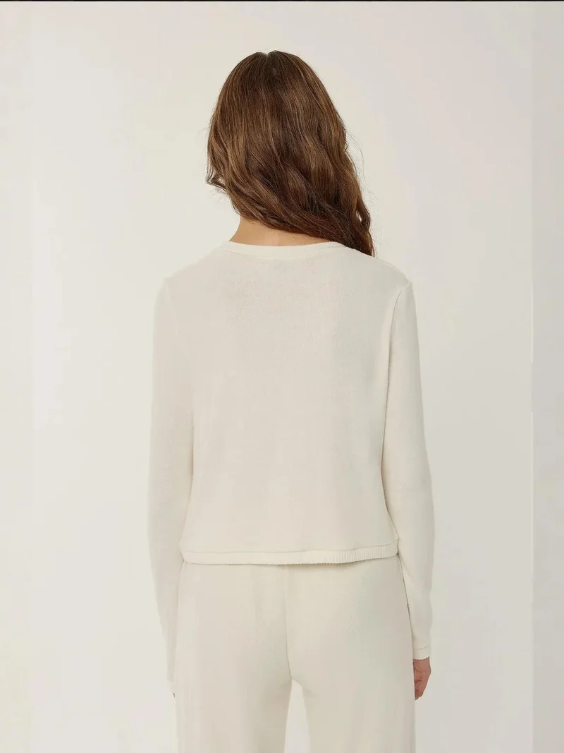 HICCUP Buttoned Knit Cardigan