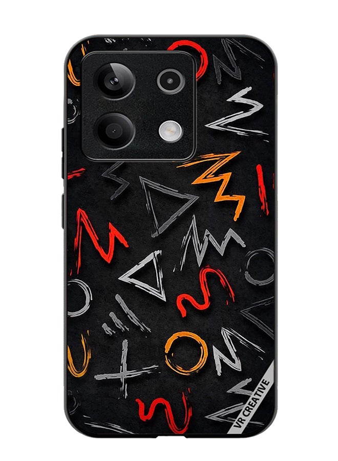 VR CREATIVE Protective Case Cover For Xiaomi Poco X6 Abstract Design Multicolour - Image 1