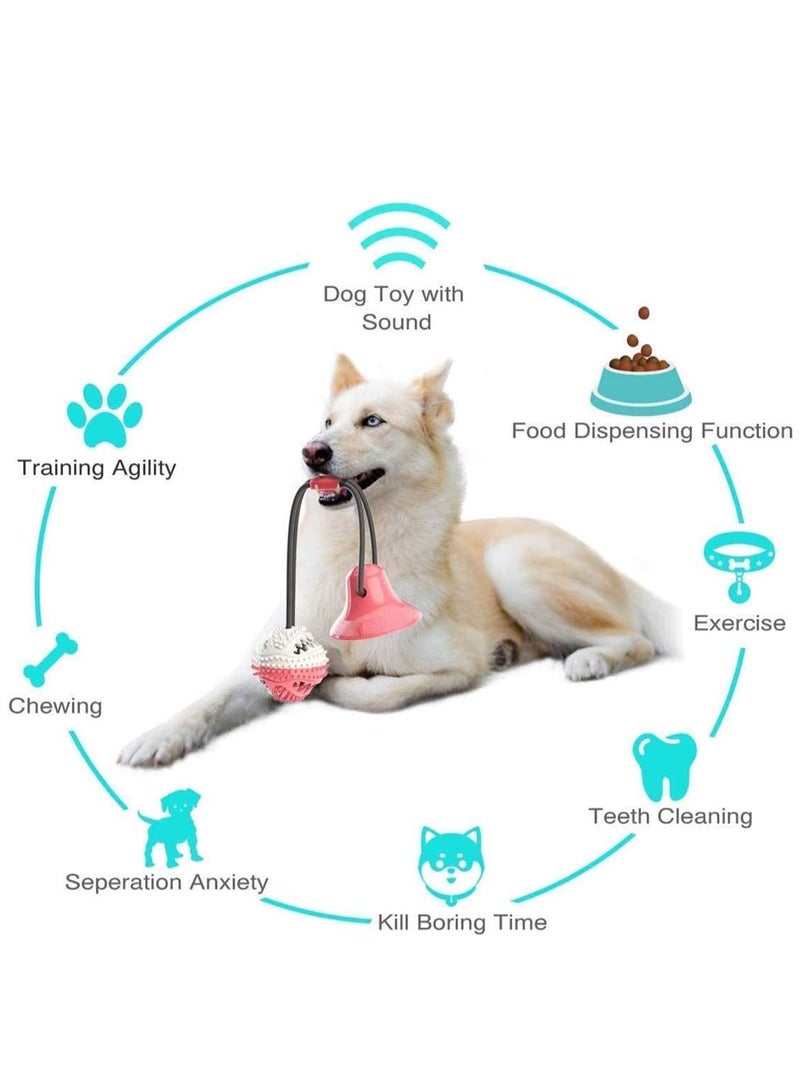 Barakah Multifunction Molar Bite Toy Durable Dog Tug Rope Ball Chew Toys with Suction Cup - Image 5