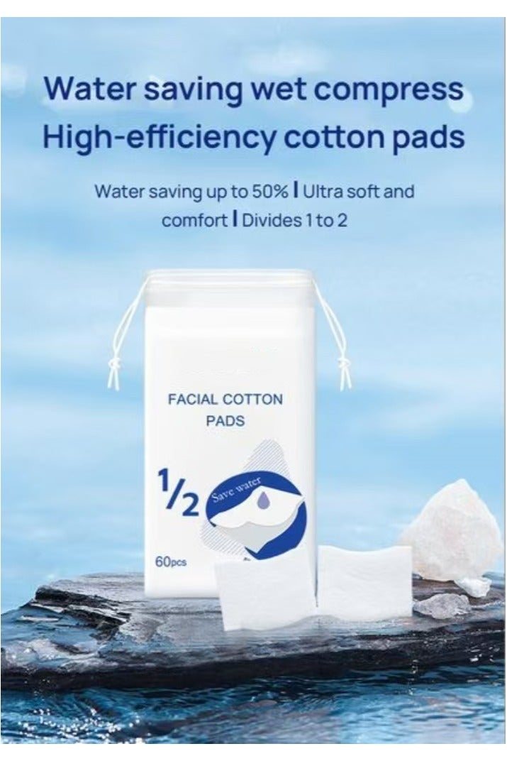 Wet compress cotton - saves half the water. One-time use facial cotton. Beauty salon thin style face towel. - Image 4