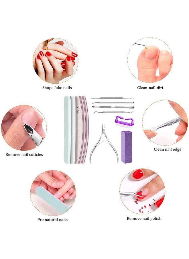 Ttxxontyely - Nail File And Buffer Kit,3 Pcs Double Sided Nail File,Sponge Buffer Block With Cuticle Clipper & Nail Brush, Rectangular Nail Buffer, For Dead Skin Trimming Manicure Tool Set… - Image 1