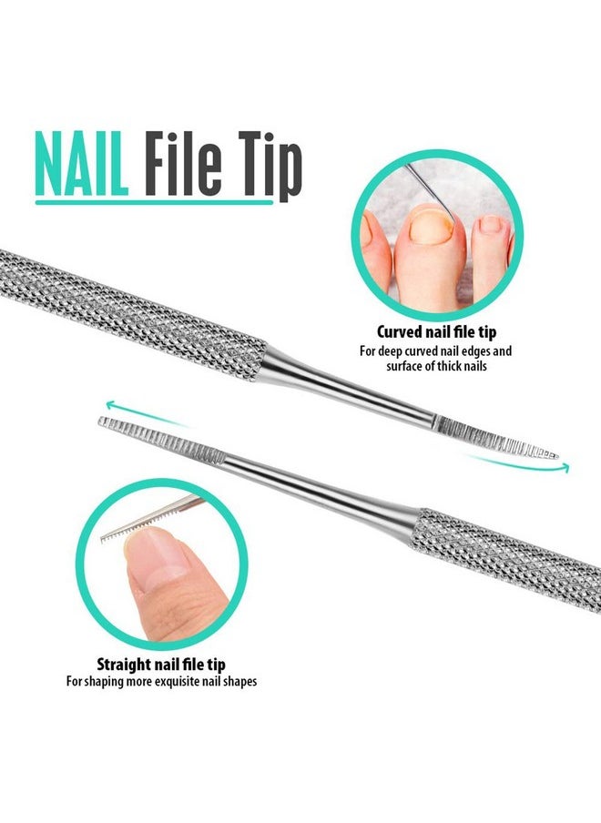 Ttxxontyely - Nail File And Buffer Kit,3 Pcs Double Sided Nail File,Sponge Buffer Block With Cuticle Clipper & Nail Brush, Rectangular Nail Buffer, For Dead Skin Trimming Manicure Tool Set… - Image 1