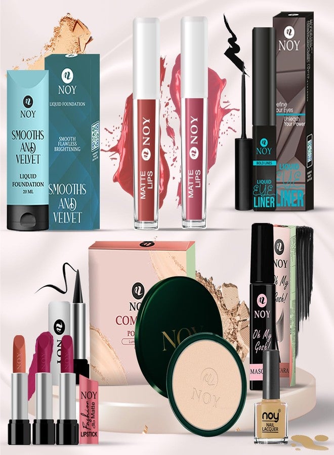 Noy Makeup Combo Luxury Makeup Essentials A Premium Kit Designed to Help You Achieve Stunning and Sophisticated Beauty Looks for Any Occasion #11K134 - Image 1