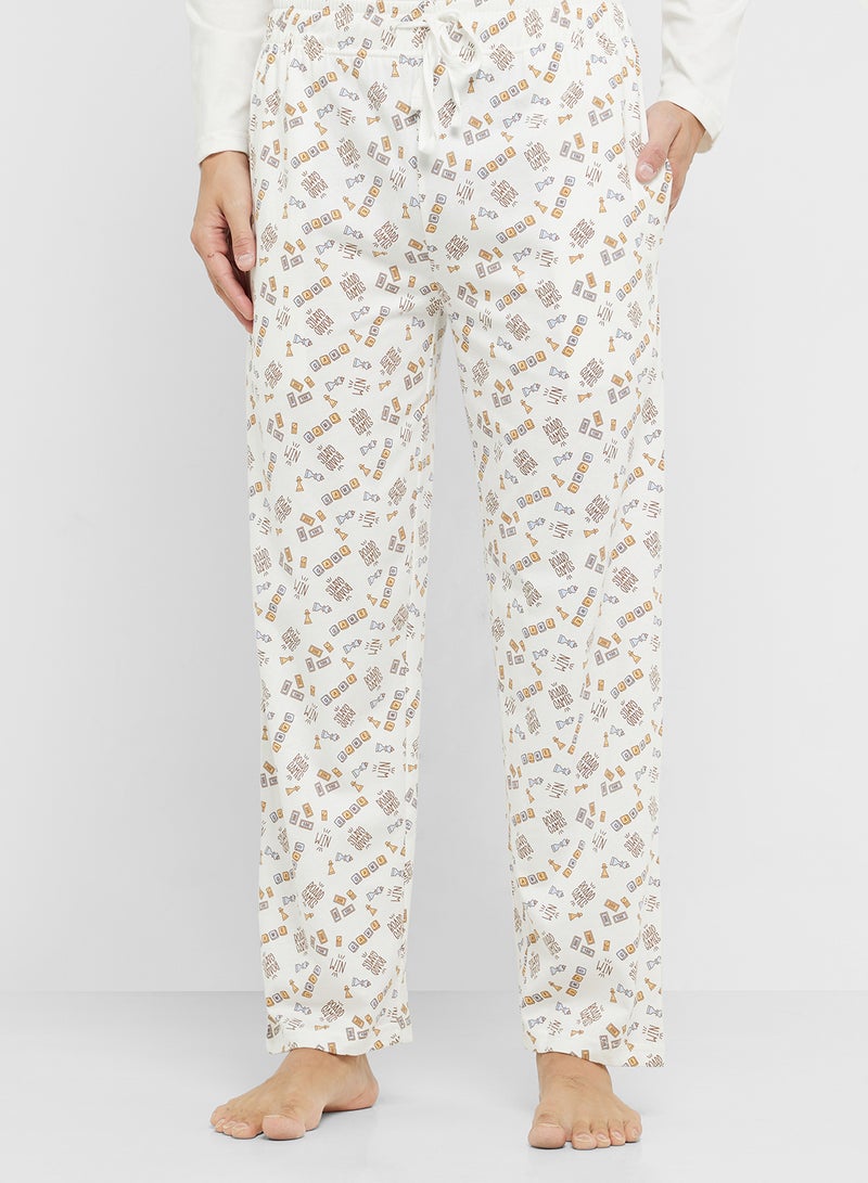Robert Wood Nightwear T-Shirt & Pants Sets  - Image 4