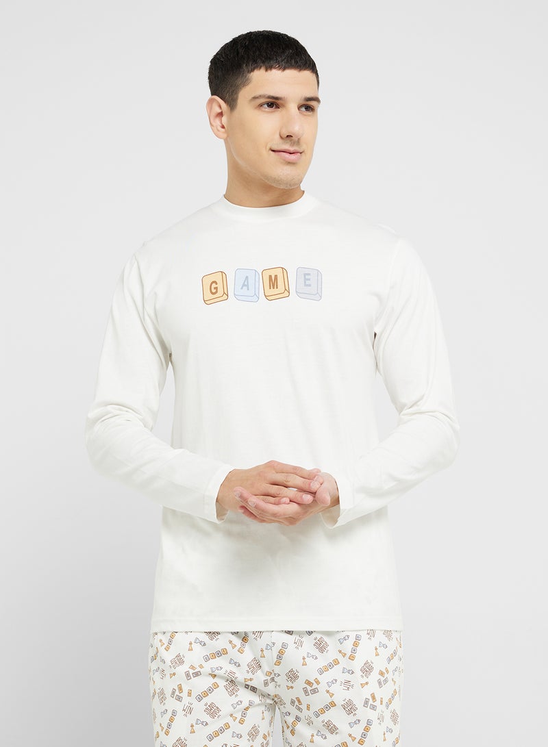 Robert Wood Nightwear T-Shirt & Pants Sets  - Image 3