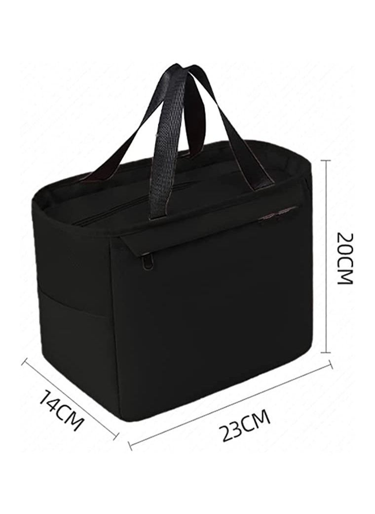 Insulated Lunch Box Lunch Bag Cooler Tote Bag for Kids Adults Men and Women Bento Box Bag for School Work Picnic Travel and Outdoor Black - pzsku/Z6AE95CD9824224425D4BZ/45/_/1682865340/fd4391db-ba84-4227-beb4-f33b00c9b589