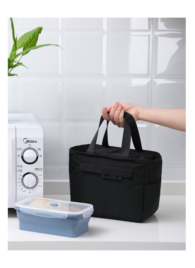 Insulated Lunch Box Lunch Bag Cooler Tote Bag for Kids Adults Men and Women Bento Box Bag for School Work Picnic Travel and Outdoor Black - pzsku/Z6AE95CD9824224425D4BZ/45/_/1683478916/8b5e7c20-ffdf-4bf2-ae14-35ceaf16266b