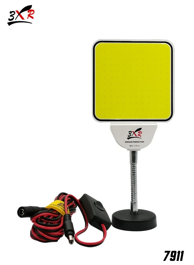 3XR COB LED Camping Lantern Emergency Work Light with Flexible Stand,  Portable Outdoor Work Lamp for Camping, Car Repair, Garage, Power Outage - 7911 - Image 1