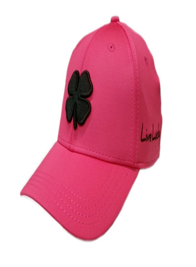 Black Clover Standard Premium Clover 145 Hat, Raspberry Pink Hat/3D, Large/X-Large - Image 1