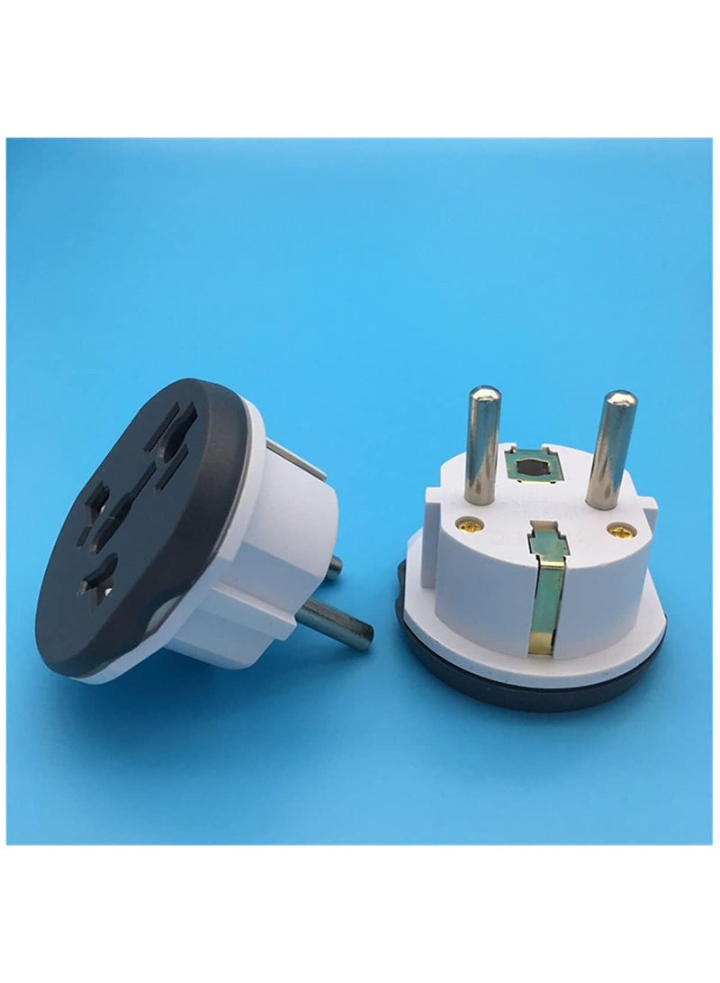 Travel Adapter 16A US Australia UK to EU Germany AC Plug Travel Conversion Plug EU Plug Adapter 5 Pieces - Image 4