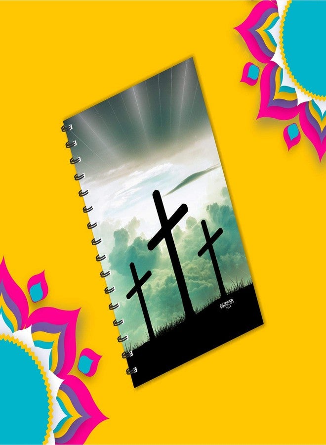 ESCAPER Cross Notebook | Ruled - A5 Size 5.5 x 8.5 inch Notebook | Jesus Christ Notebook | Cross Notebook | Devotional Notebook | God Notebook | Journal | Notebook - Image 5