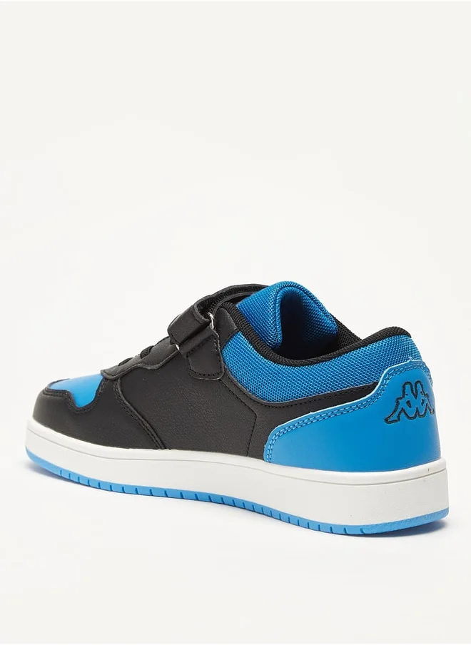 كابا Boys' Colourblock Lace Detail Sports Shoes with Hook and Loop Closure