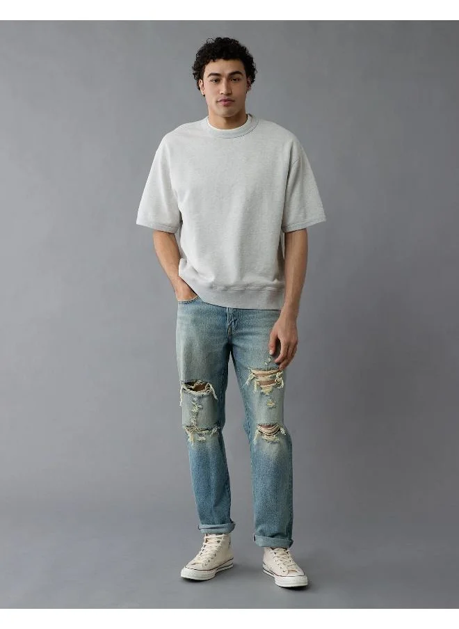 امريكان ايجل Your go-to tee, but with an elevated, sporty vibe in twill cotton fabric.
