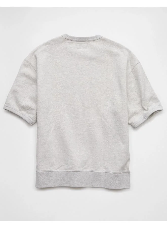 امريكان ايجل Your go-to tee, but with an elevated, sporty vibe in twill cotton fabric.