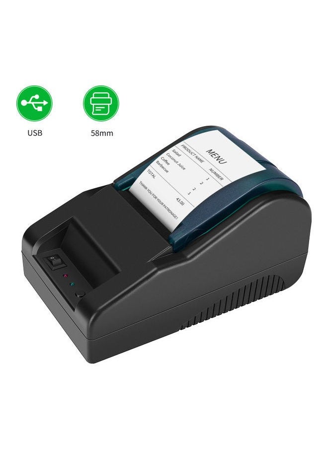NIBEMINENT Portable Receipt Printer Black  - Image 5