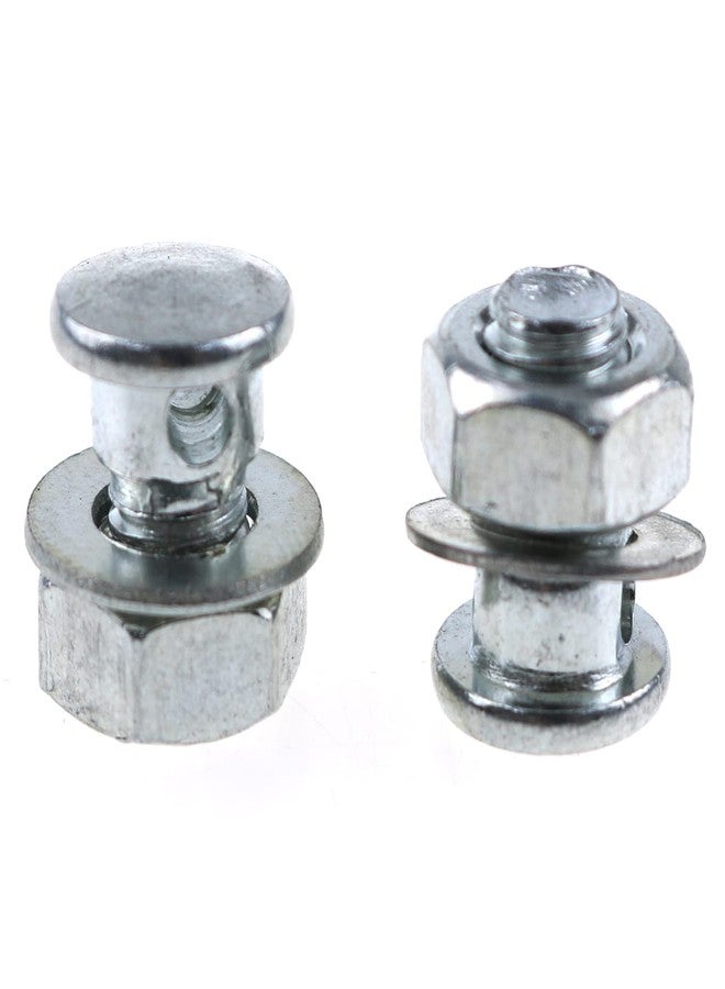 LUORNG Cable Anchor Bolt 4Set Brake Cable Regulator Clamp Lock Screw Bolt with Nuts and Washers for Bicycle Brake Line Brake, Cantilever Brake Anchor Bolt - Image 2