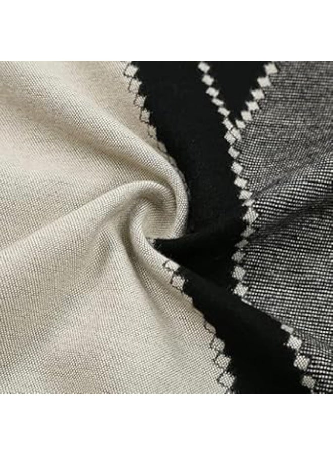 شالات كبيرة ناعمة وشهالات للنساء ، الكشمير يشعر بالأوشال النسائية ، اكسسوارات أنيقة ومريحة ، مقاومة التخزين أو التلاشي ، كبيرة واسعة الحجم ناعمة ، للارتداء على مدار السنة ، متعددة الألوان ، حجم واحد - Image 2