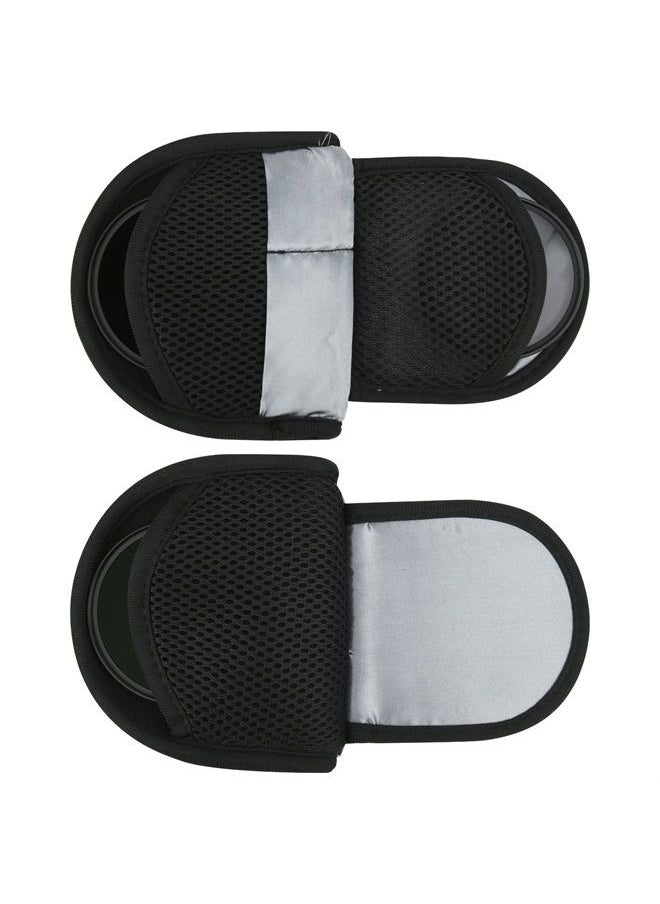 TXesign - Camera Filters Case Bags for Round Filters Up to 82mm,Water-Resistant Lycra Design Lens Filter Pouch (Large) - Image 1