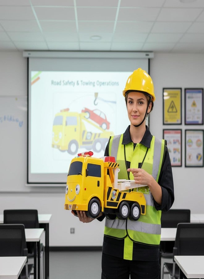 GIANANO Little Bus Friends, Tayo Special Friends, Vehicle Extra Large Tow Truck Display Model - Educational Vehicle Display Item for Safety Education - Image 2