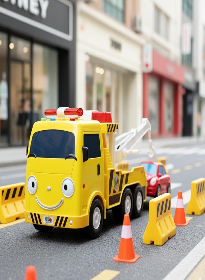 GIANANO Little Bus Friends, Tayo Special Friends, Vehicle Extra Large Tow Truck Display Model - Educational Vehicle Display Item for Safety Education - Image 4