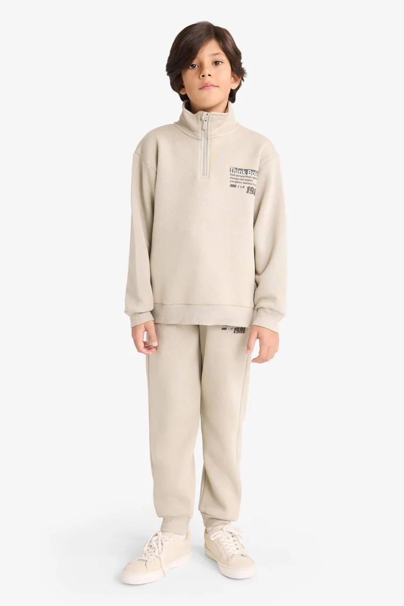ديفاكتو Boy Elastic Waist Printed Sweatpants