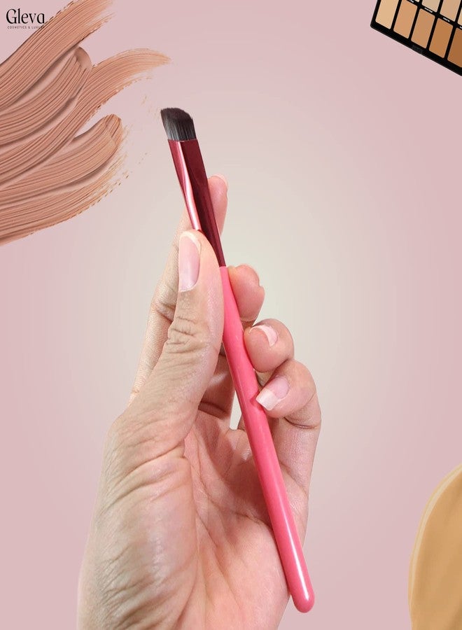 Gleva Multi-Function Eyebrow Brush, Professional Realistic Eyebrow Brush, Square Angled Eyeliner Eyebrow Brush, Stroke Brow Stamp Brush, Filling & Shaping Eyebrows Enhancers Brush - Image 2