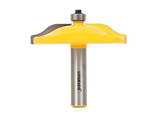 YONICO Raised Panel Cabinet Door Router Bits 3-Inch Diameter Ogee 1/2-Inch Shank 12136 - Image 1