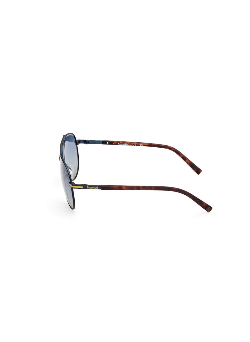 TIMBERLAND FULL RIM MALE PILOT BLUE METAL SUNGLASSES - Image 2