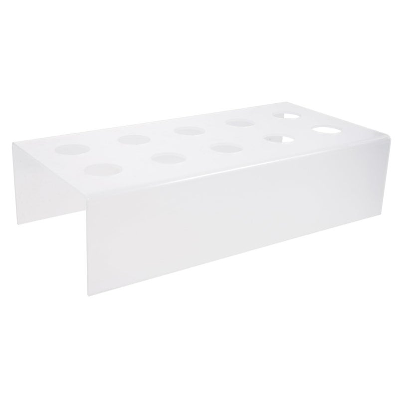 10 Hole Clear Acrylic Ice Cream Cone Holder Stand For Dessert Display At Parties - Image 2