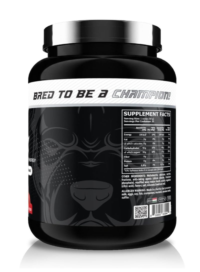 كور تشامبس كاربوكس - ستروبيري ثاندر، 30 حصة، تغذية رياضية ممتازة، وقود كربوهيدرات للتعافي قبل وبعد التمرين وزيادة القدرة على التحمل - Image 2