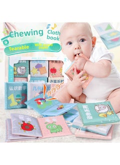 Generic Baby Bear Infant Cognitive Three-dimensional Cloth Book Baby Bite Early Education Learning Toys Bathing Paper Animals 6-Color:Cloth Book [a Set Of 6]]  - Image 2