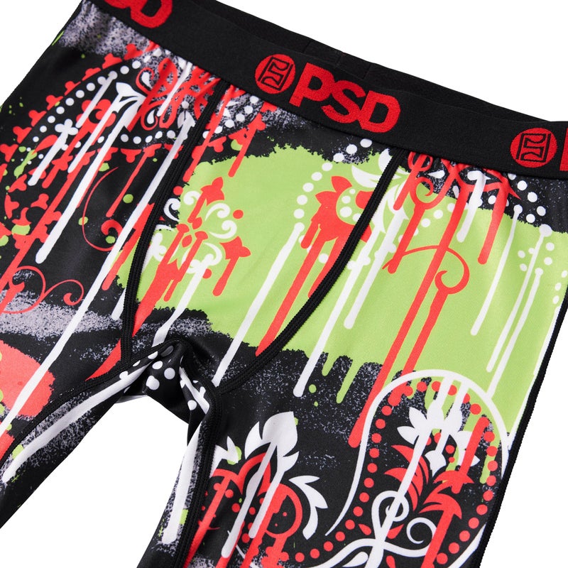PSD Youth Boy's Underwear - Paisley Drip Youth Boxer Briefs with Fun Print Designs - Comfortable Boxers for Boys, Large - Image 3