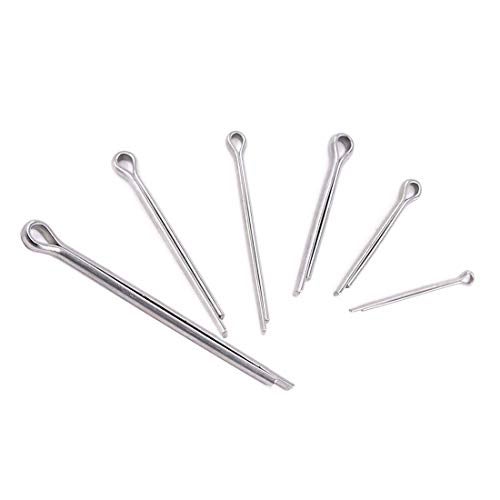 SpzcdZa 100pcs 304 Stainless Steel Cotter Pin Clip Key Fastner Fitting Assortment Kit for Automotive Mechanics Small Engine Repair，Automotive, Mechanics, Car Garage, Power Equipment, Cars, Trucks Law - Image 3