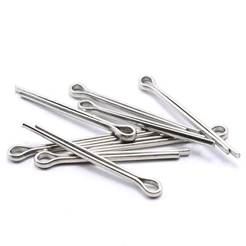 SpzcdZa 100pcs 304 Stainless Steel Cotter Pin Clip Key Fastner Fitting Assortment Kit for Automotive Mechanics Small Engine Repair，Automotive, Mechanics, Car Garage, Power Equipment, Cars, Trucks Law - Image 5