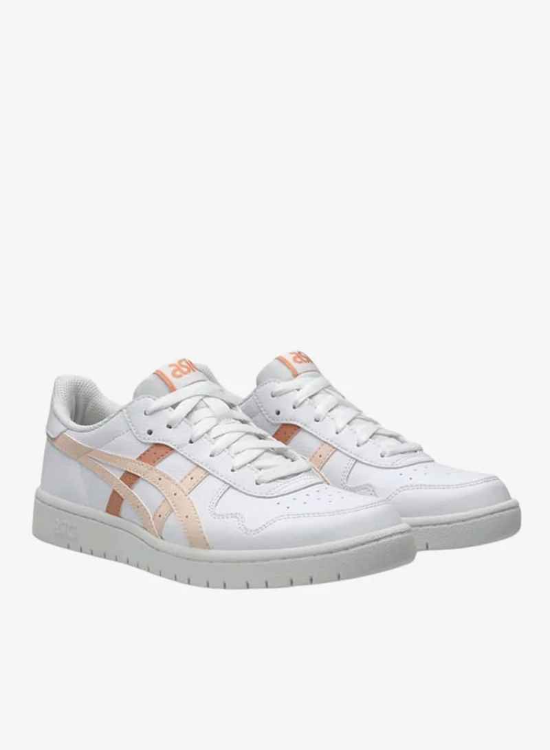 اسيكس أحذية رياضية نسائية بتفاصيل شعار وإغلاق برباط -