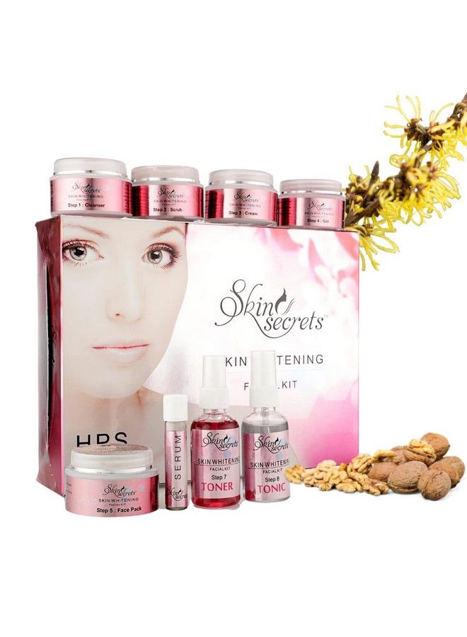 Skin Secrets Skin Whitening Facial Kit With Licorice Extract For A Radiant Skin 410Gm (Pack Of 8) - Image 1