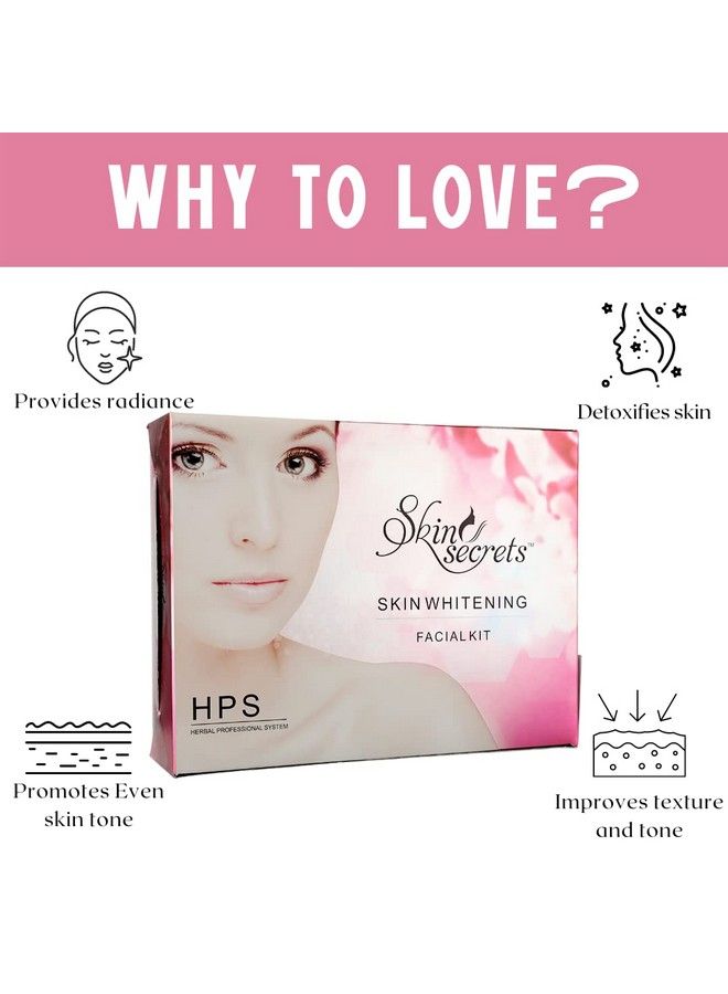 Skin Secrets Skin Whitening Facial Kit With Licorice Extract For A Radiant Skin 410Gm (Pack Of 8) - Image 3