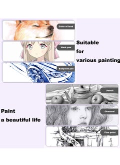 KASTWAVE Sketch Book for Kids, 100 s Spiral Bound Artist Sketch Pad Sketchbook for Painting  - Image 3