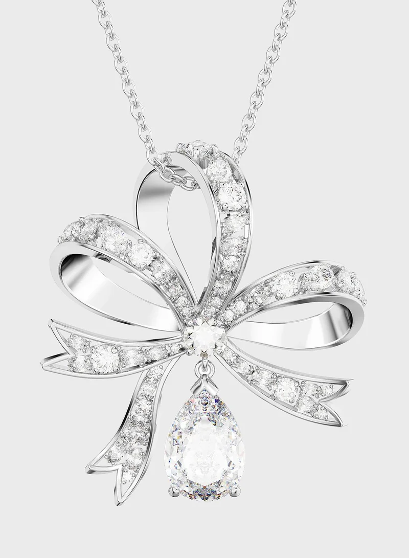 SWAROVSKI Volta Rhodium Plated Pendant Necklace