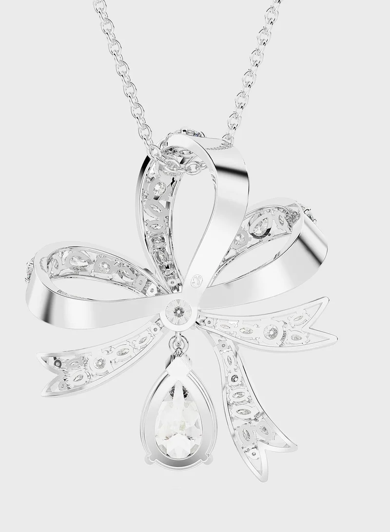 SWAROVSKI Volta Rhodium Plated Pendant Necklace