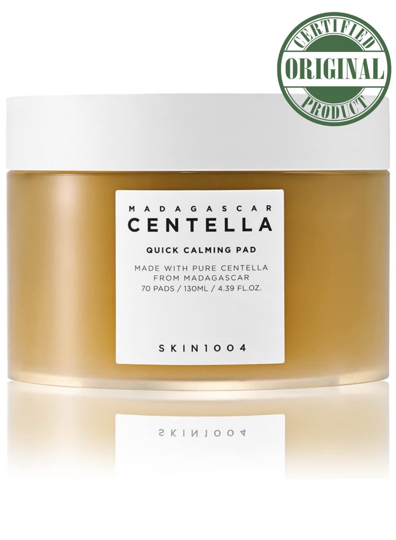 SKIN1004 Centella Quick Calming Pads - Instant Soothing Essence Toner Pads with Centella Asiatica for Rapid Relief and Hydration, 70pads - Image 2