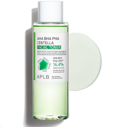 APLB AHA BHA PHA Centella Facial Toner AHA BHA PHA CEN 164 541 FLOZKorean Skincare Exfoliant Replenishing Moisture Revitalize for Gentle and Improve Skin Texture - Image 1