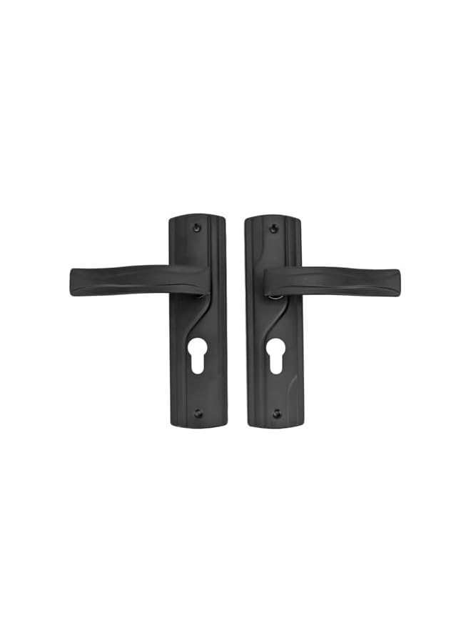 promass Door Handle with Lock,Manganese Steel Silent Bearing Universal Door Lever Lock Set with Keys for Home Bedroom - Image 4